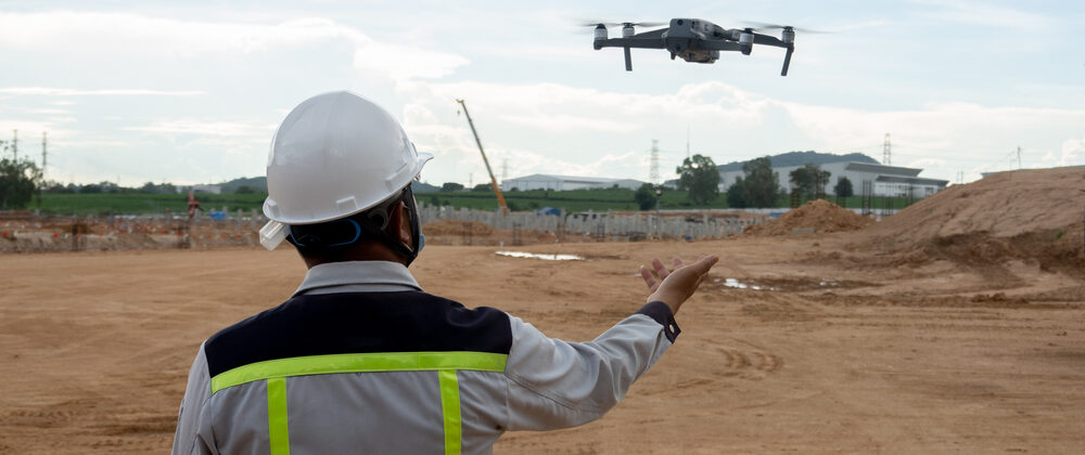 drone used for site reconnaissance